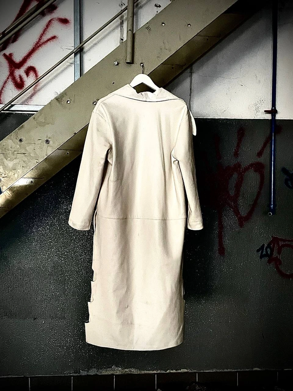 Leather Trench Coat «The Process of Becoming Samson», image 11